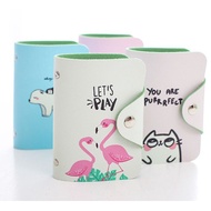Cute Cartoon Card Holder Pouch 20 Card Slots Mini Card Bag Card Holder Pouch Card Holder Cute