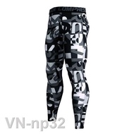 2023♝◘ New Men Compression Leggings Training Sportswear Tights Dry Trousers Gym Legging Jogging Pant