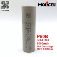 [100% ORIGINAL] Molicel P50B 21700 5000mAh 60A High-Performance Li-ion Battery