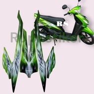 stiker sticker striping skotlet lis body motor mio sporty mio smile tahun 2009