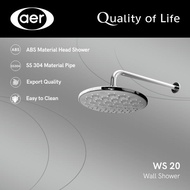 AER SHOWER TEMBOK / WALL SHOWER / SHOWER SET WALL TANAM MANDI PLASTIK ABS WS 20