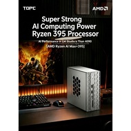 SZBOX topc Mini PC AMD Ryzen AI Max+ 395 Radeon 8060S Graphics LPDDR5X NVME PCIe 4.0 gaming PC with 