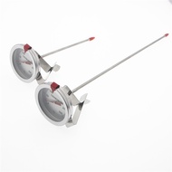 Fryer Thermometer Oil Pan Thermometer Stainless Steel Oil Temperature Gauge Candy Thermometer with C