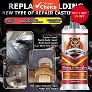 Heavy-Duty Foundry Adhesive - Metal Repair Glue, Heat & Chemical Resistant for Cast Iron, Steel, Alu
