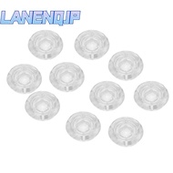 LANENQJP 10Pcs ​Footswitch Topper, ​Mushroom Style​ Foot Nail Cap​ ​Guitar Pedal Cap​, Transparent​ 