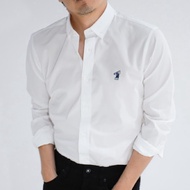era-won เสื้อเชิ้ตคอปก ปัก ART TOY ทรง Dress shirt แขนยาว สี  White