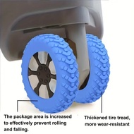 Suitcase Wheels Cover 8 Suitcase Wheels / Luggage Trolley Wheel Cover / Protector RubberRing Wheels 