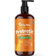 Zesty Paws Probiotic Flavor Infusions Gut Health &amp; Immune Support for Dogs 473 ml Chicken Flavor
