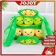 JOJOY New Cartoon Peas Pod Plush Toy Cute Beans Doll Sleeping Pillow Creative Holiday
