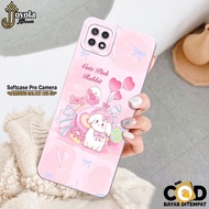 HP Samsung Galaxy A22 5G Case Softcase Pro Camera Case Cartoon Softcase Samsung A22 5G Phone Case Sa
