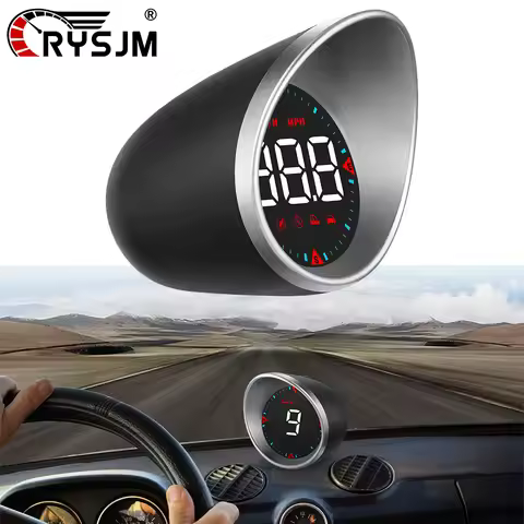 G5 GPS New HUD Car Head Up Display With Overspeed Alarm Digital Dashboard Digital Smart Speedometer 