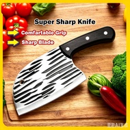 Heavy Duty Bone Chopper Knife Kitchen Cleaver Meat Bone Cutting Axe Chopping Knife Stainless Steel