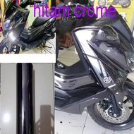 stiker skotlet hitam crom scotlite motor black chrome glossy