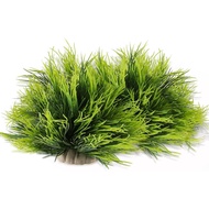 2pcs Hiasan Tumbuhan Akuarium Tumbuhan Tangki Ikan Tiruan Aksesori Tangki Ikan Plastik Tumbuhan Akua