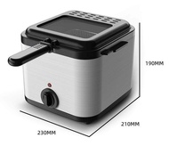 (1 YEAR WARRANTY) READY STOCK Deep fryer 2.5L 1000W stainless steel electric Penggoreng elektrik Fre