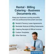 AGREEMENT KONTRAK BIL BYRAN RESIT T/JWB SEWAAN RUMAH KERETA PERINGATAN LOAN WEBSITE KERJA KATERING D