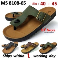 (SY Shoes) "M-Class" Adult's  Adjustable Buckle With Comfortable Rubber Sole Sandals/Slipar Lelaki (