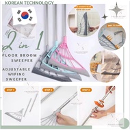 2IN1 Korea Magic Hair Water Glass Window Brooms Sweeper Mops Brush Wiper Penyapu Rambut Bilik Air Se