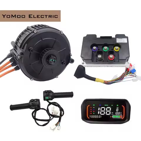 QS165 5KW Peak 10KW 35H PMSM Mid Drive Motor With FarDriver Controller ND72450 with N7 Display and T