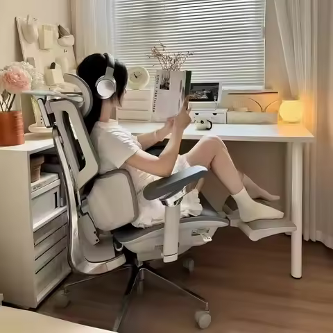 Hbada X7 with Fully Automated Lumbar Tracking 4D Headrest 720Β° Adjustable Armrests Swivel Grey Smart