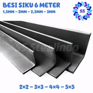 Besi- Besi Siku 6 Meter (2X2 3X3 4X4 5X5) (2Mm 2,5Mm 3Mm 4Mm)