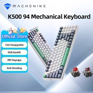 Machenike K500 Wired Mechanical Keyboard 94 Keys Hot Swappable Translucent Keycap RGB Backlit