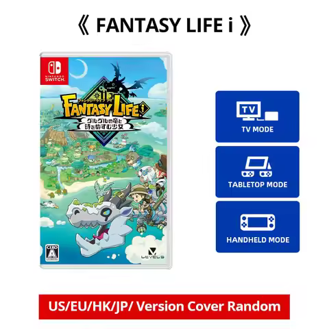 Fantasy Life i Guruguru Dragon and the Timeless Girl - for Nintendo Switch Games Physical Cartridge
