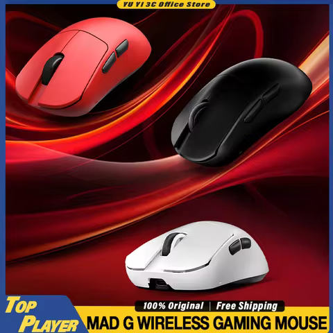 FGG Madlions MAD G Pro Wireless Gaming Mouse PAW3395 High-Precision Sensor Support 8000HZ Polling Ra