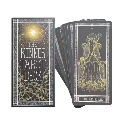 The Kinner Tarot Deck 78Pcs Full English Version Tarot Deck Fun Tarot Card For Beginners Enthusiasts
