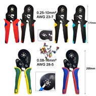 Crimping Pliers Terminals Set Tube Bootlace Terminals Hand Tools Electrician Crimper Self-Adjusting Crimping Plier Tool Wire Crimper