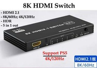［實體商店］［支援PS5］5 in 1 out, 4K/120Hz HDMI Switch, HDMI切換器, HDMI選擇器,  HDMI Selector