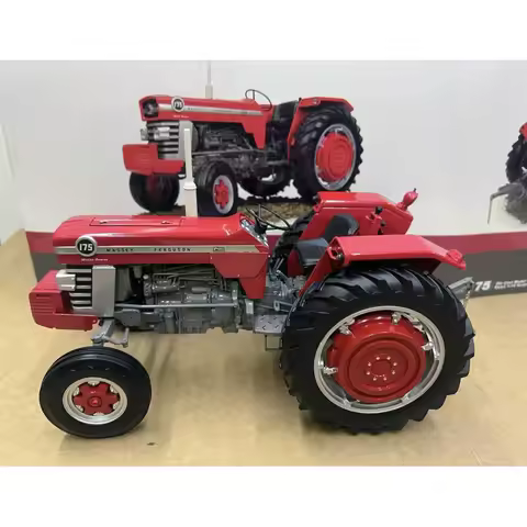 1:16 UH-2906 Massey Ferguson 175 Tractor Die Cast Model Toys