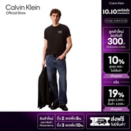 CALVIN KLEIN เสื้อยืดคอกลมแขนสั้นผู้ชาย ทรง Relaxed รุ่น 4RC808G UB1 - สีดำ