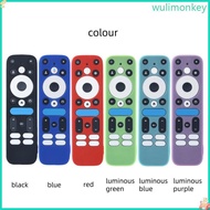 WU Shockproof Remote Silicone Cover For onn TVbox 4Kpro TVs Streaming Device With Dust Resistant Des