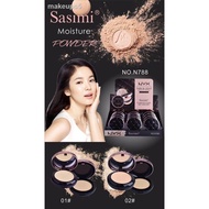 N788  ☀ แป้งพัฟ Sasimi แป้ง BB Powder💥 แป้งตลับ 2ชั้น แป้งพัฟ แป้งพัฟกันแดด แป้งพัฟกันน้ำ แป้งพัฟผสม