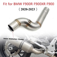 Motorcycle Modified F900R Middle Section F900XR Exhaust Pipe F900R Muffler 2020-2024