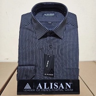 Kemeja Alisan Salur Garis lengan panjang Original reguler dan slimfit Kemeja Pria