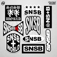 LOKAL snsb World Snsb World/ Snsb x Calle Hypebeast Streetwear Brand Sticker/ Calle Chmb Preface Sti