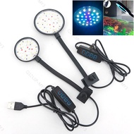 5V USB Aquarium Light 28/40LED Fish Tank Clip Lamp Dimmable Full Spectrum for Aquatic Plant Grow Mul