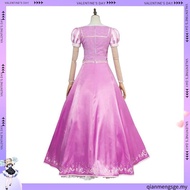 Tangled Cos Costume Rapunzel Cosplay Costume Halloween Princess Dress