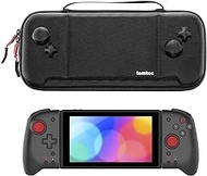 tomtoc Carry Case for Nintendo Switch Hori Split Pad Pro Controller, Grip Protective Carrying Case Case mit 30 Game Cartridges