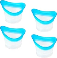 WY LIGHTING LEVEL 4Pcs Eye Wash Cup Eye Wash Bath Kit Silicone Eye Cleaning Cup for Eye Rinse Portab