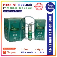 MUSK AL MADINAH- 6ml (.2oz) Roll-on Perfume Oil by Al-Rehab (Box of 6)