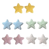 Crazy 2 Pcs Furry Star Hairpin Sweet Girl Hair Pins Summer Headwear Accessories