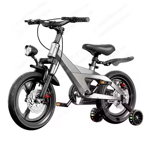 New bicycle magnesium alloy integrated wheel boy 3-9 years old girl boy bicycle