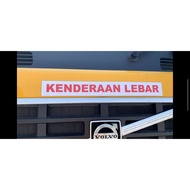 Long & wide vehicle sticker lorry head, emblems sticker