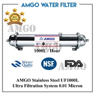 AMGO UF1000L Ultra Filtration UF Membrane Water Filter Purifier Outdoor Kitchen Filter