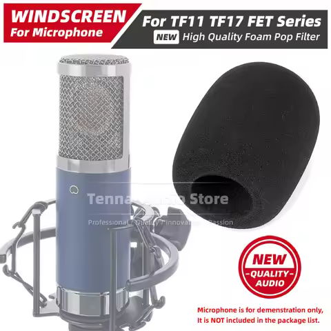 For Telefunken TF11 TF17 TF 11 17 Fet Windshield Microphone Sponge Windproof Foam Pop Filter Windscr