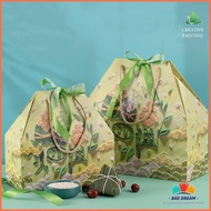 Creative Three-dimensional Dragon Boat Festival Tote Bag With Ribbon / Exquisite Salted Duck Egg&amp;Rice Dumplings Packaging Bag / Portable Handmade Zongzi DIY Package Bag / Doorgifts 粽子礼品袋 端午节立体创意手提袋 端午节伴手礼礼品袋