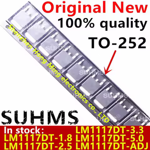 (10piece) 100% New LM1117 LM1117DT LM1117DT-3.3 LM1117DT-1.8 LM1117DT-2.5 LM1117DT-5.0 LM1117DT-ADJ 